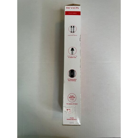 Revlon Curler Adjustable 1"-1.5" Curling Wand NIB 2 in 1 Styler Tight to Loose - Picture 2 of 5